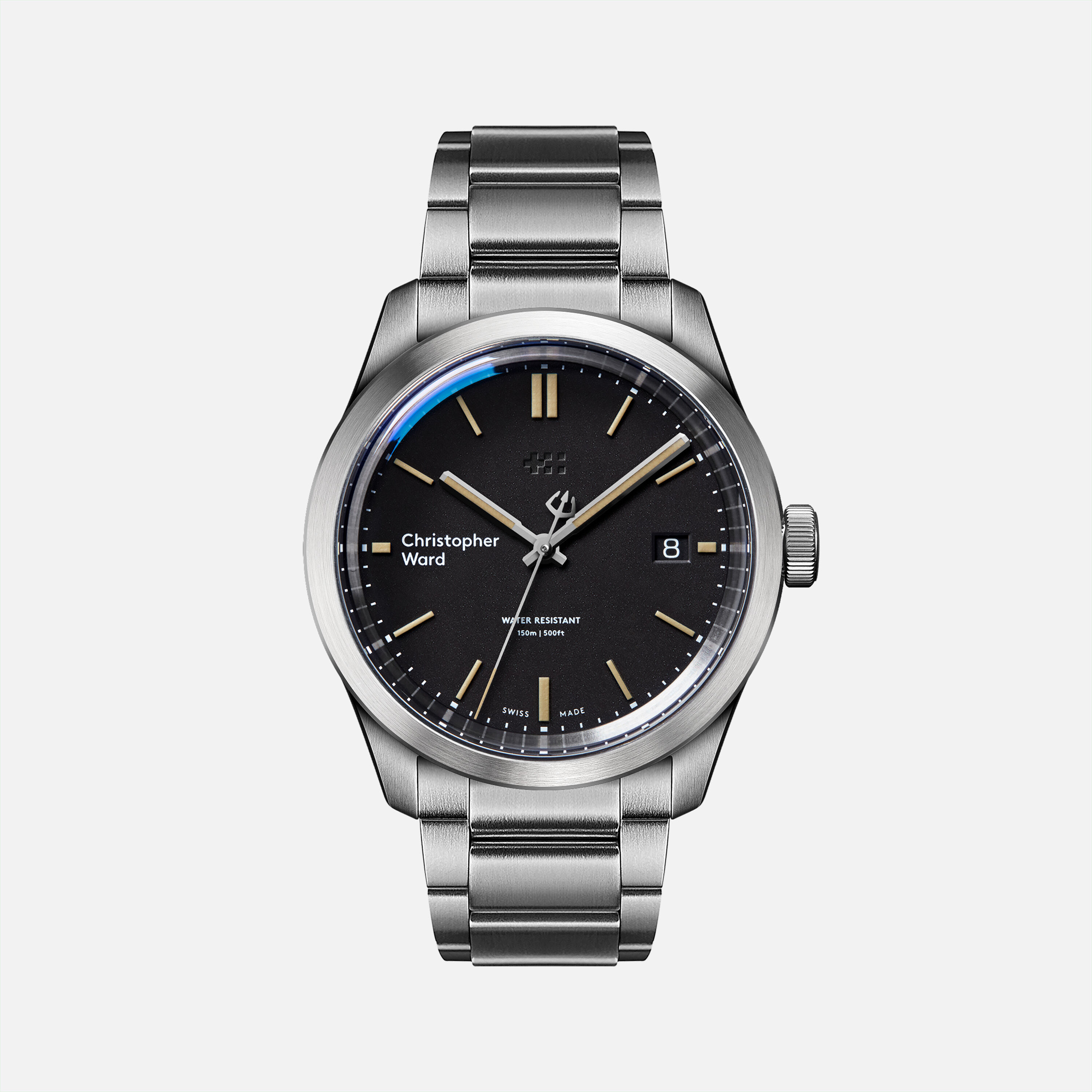 all black mk watch