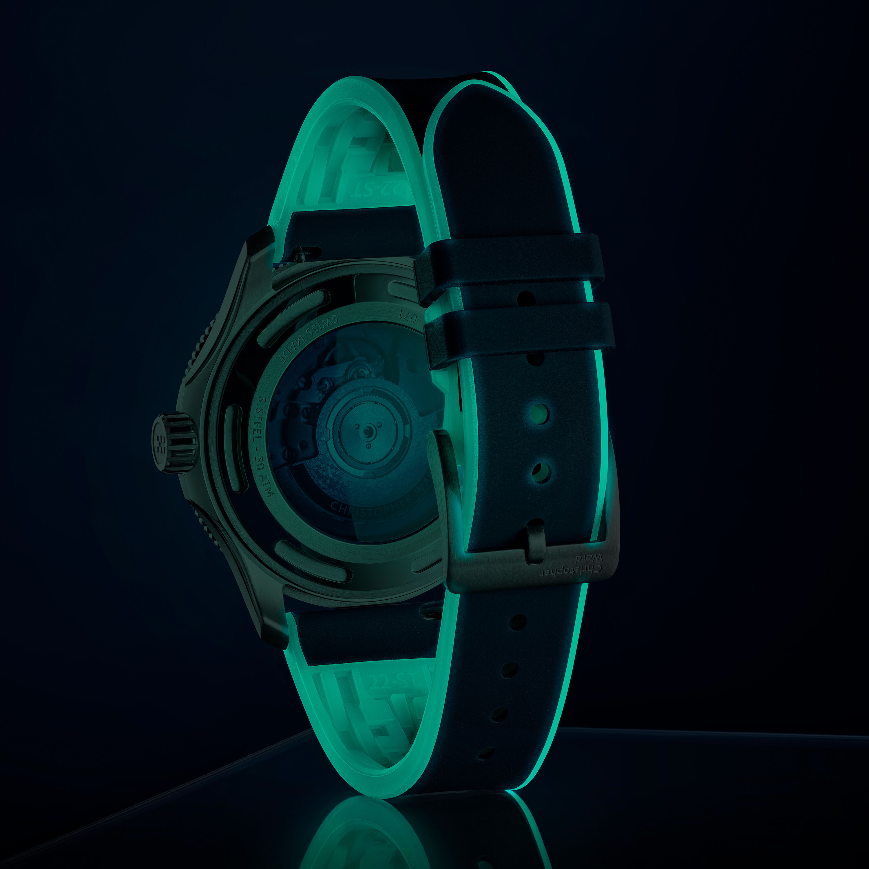 Aquaflex Lume Rubber | Christopher Ward