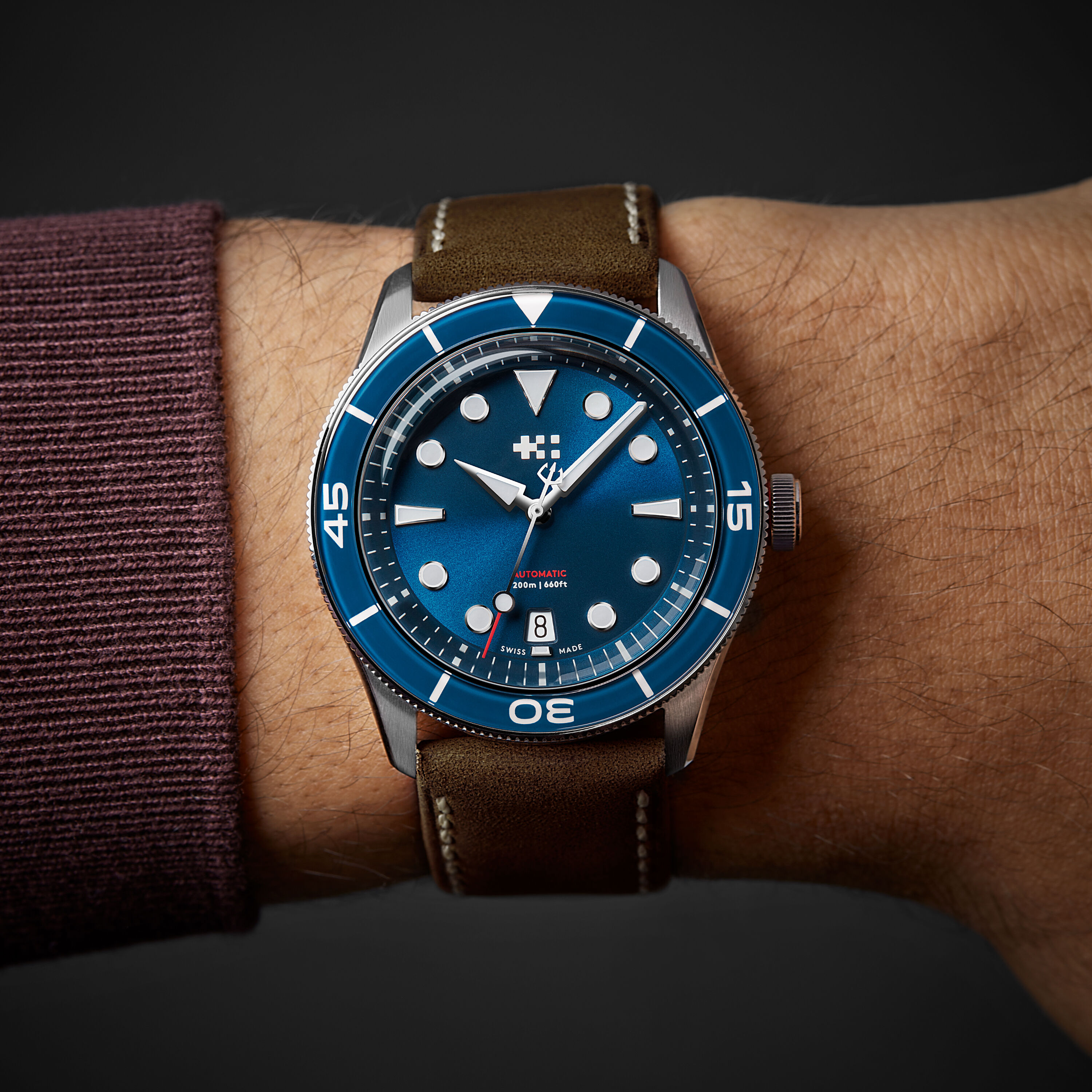 Vintage Oak Leather Christopher Ward