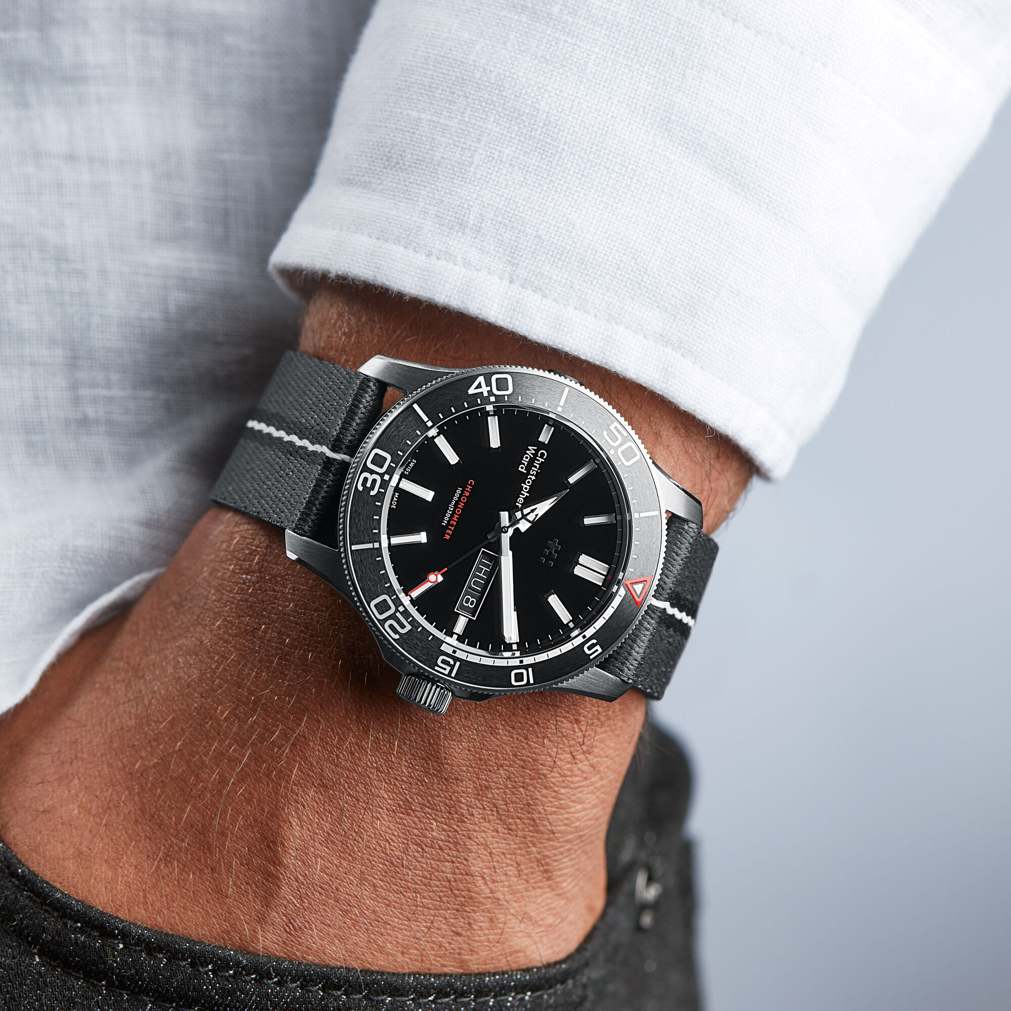 pladenj Emulacija palčni Christopher Ward C60 Elite GMT 1000 naslov