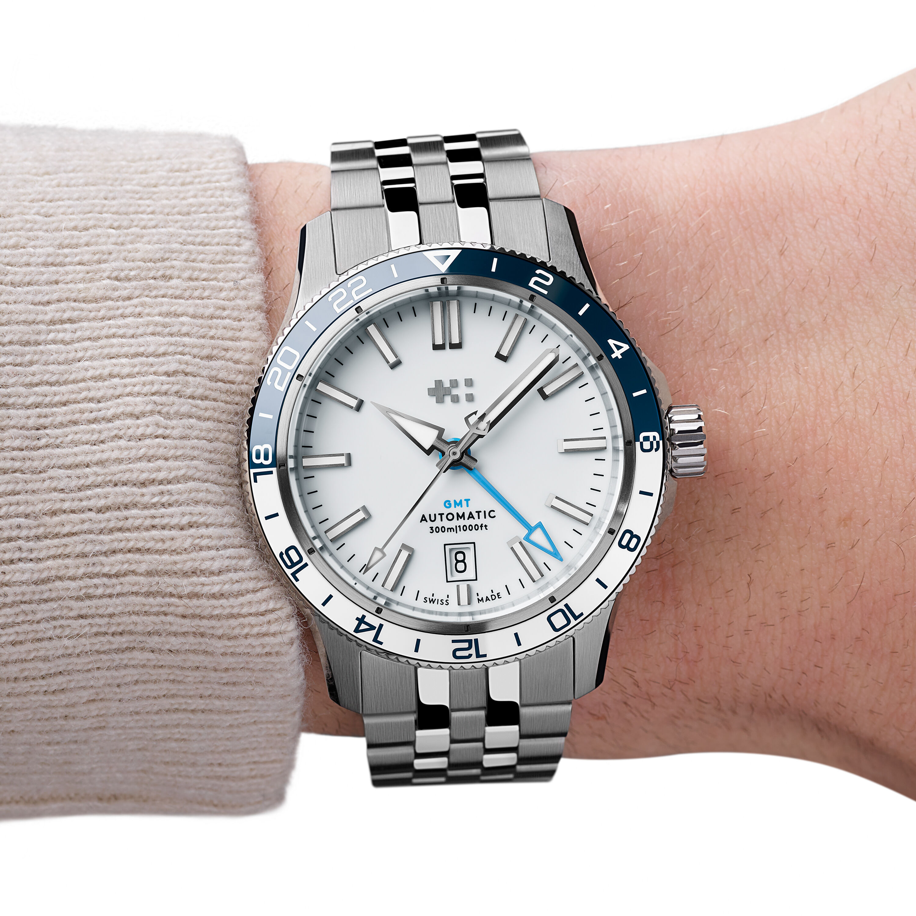 Christopher ward c60 gmt white sale