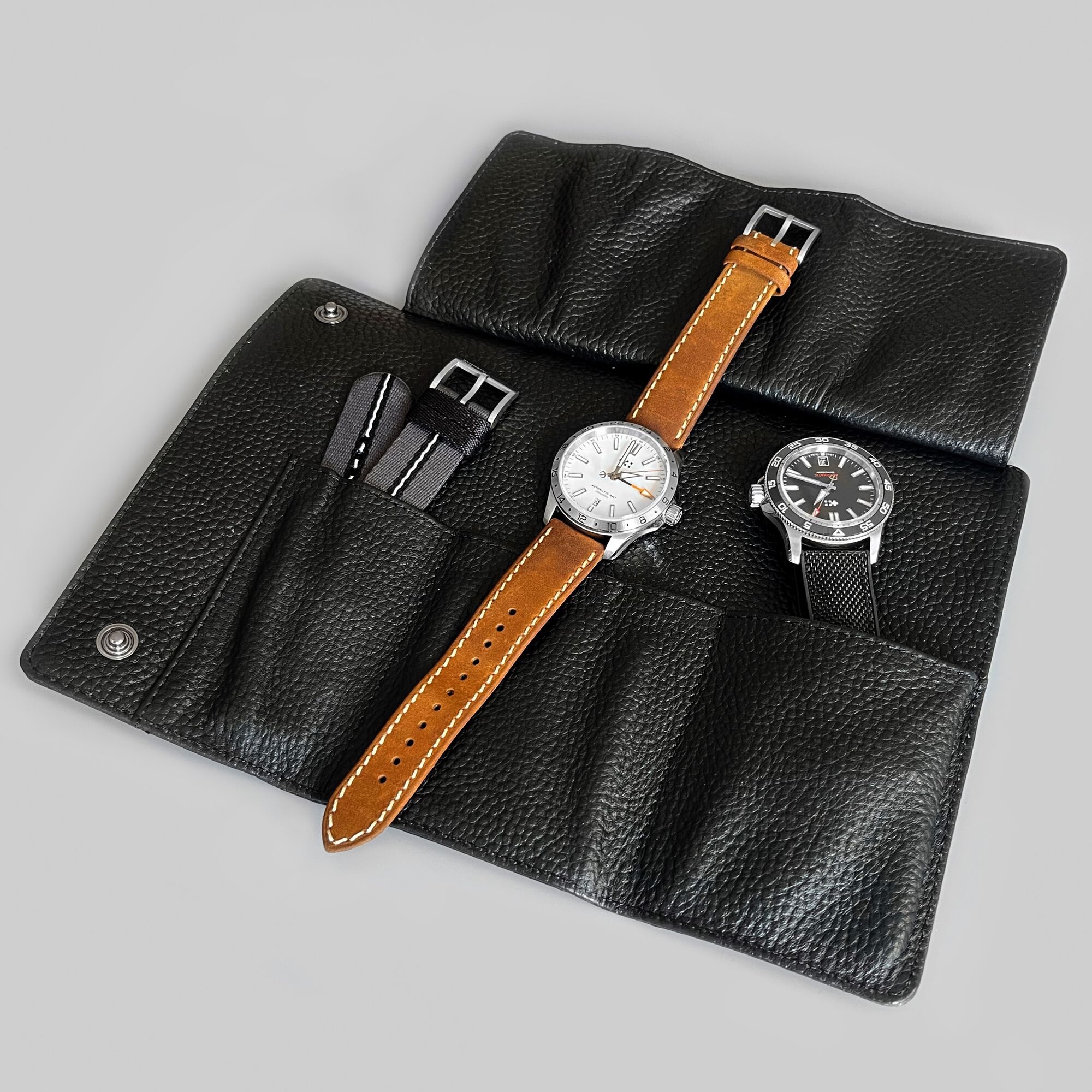 Leather Watch Rolls, Protect & Store Luxury Watches