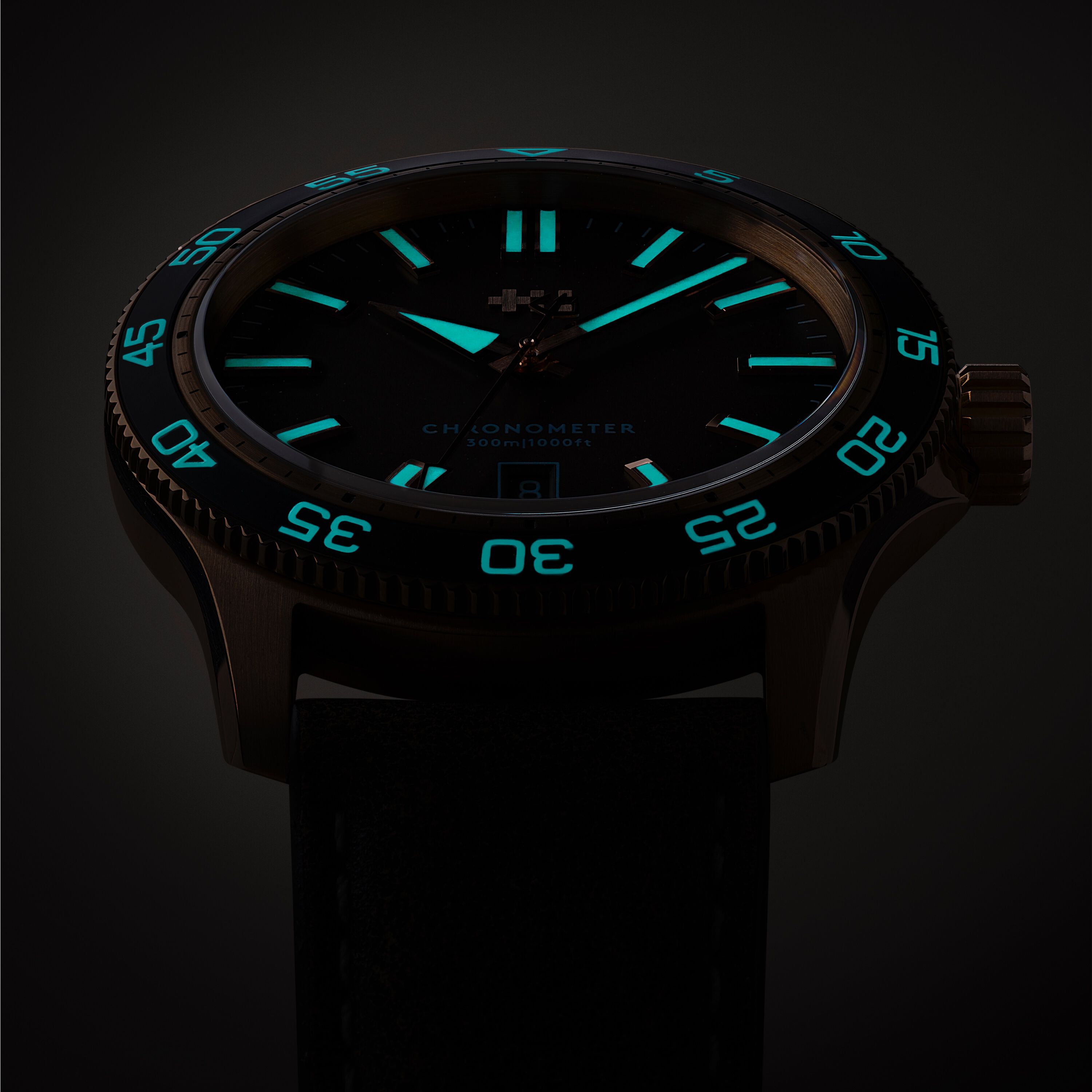 C60 Pro 300 Bronze Patinated | Christopher Ward