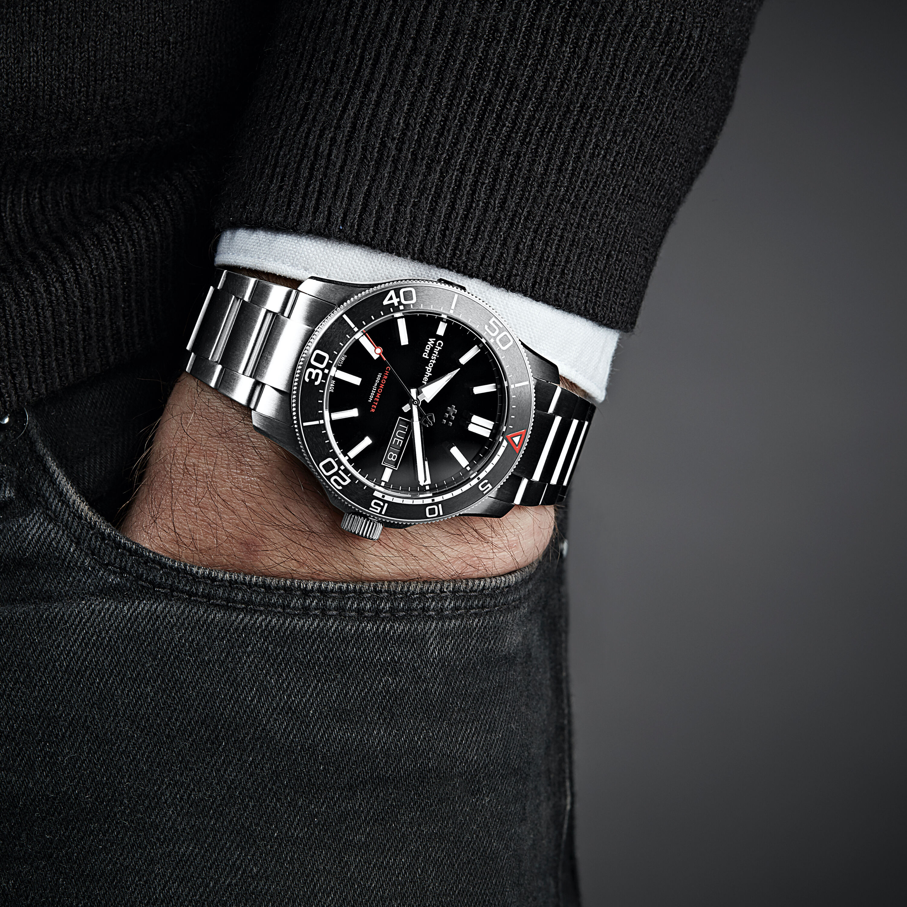 christopher ward trident elite 1000 titanium