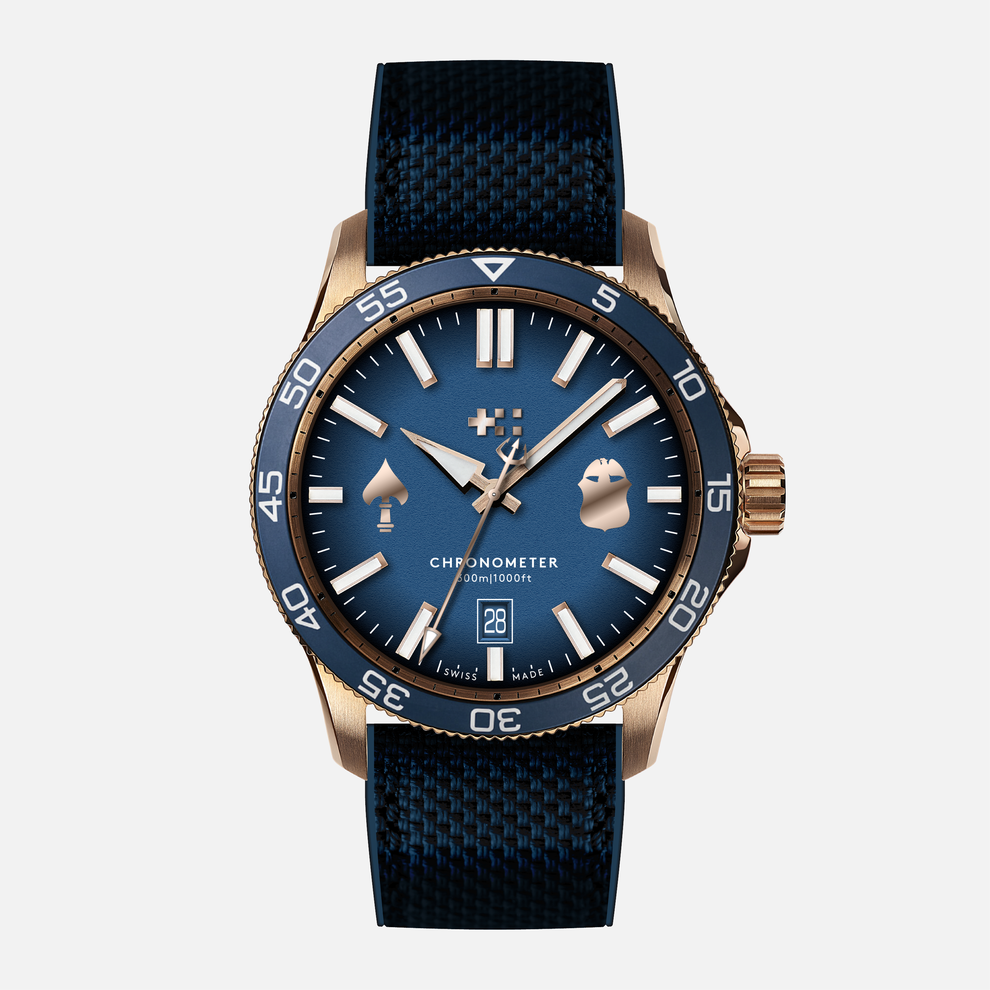 Christopher Ward C60 Pro 300 Bronze x FBI