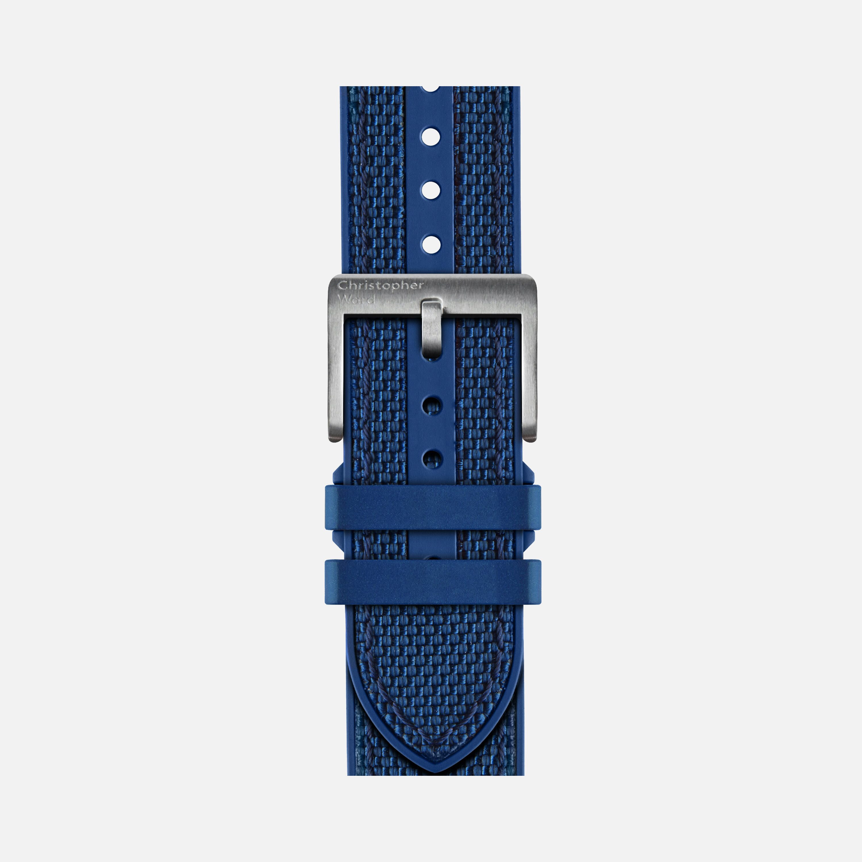 Blue rubber watch strap new arrivals