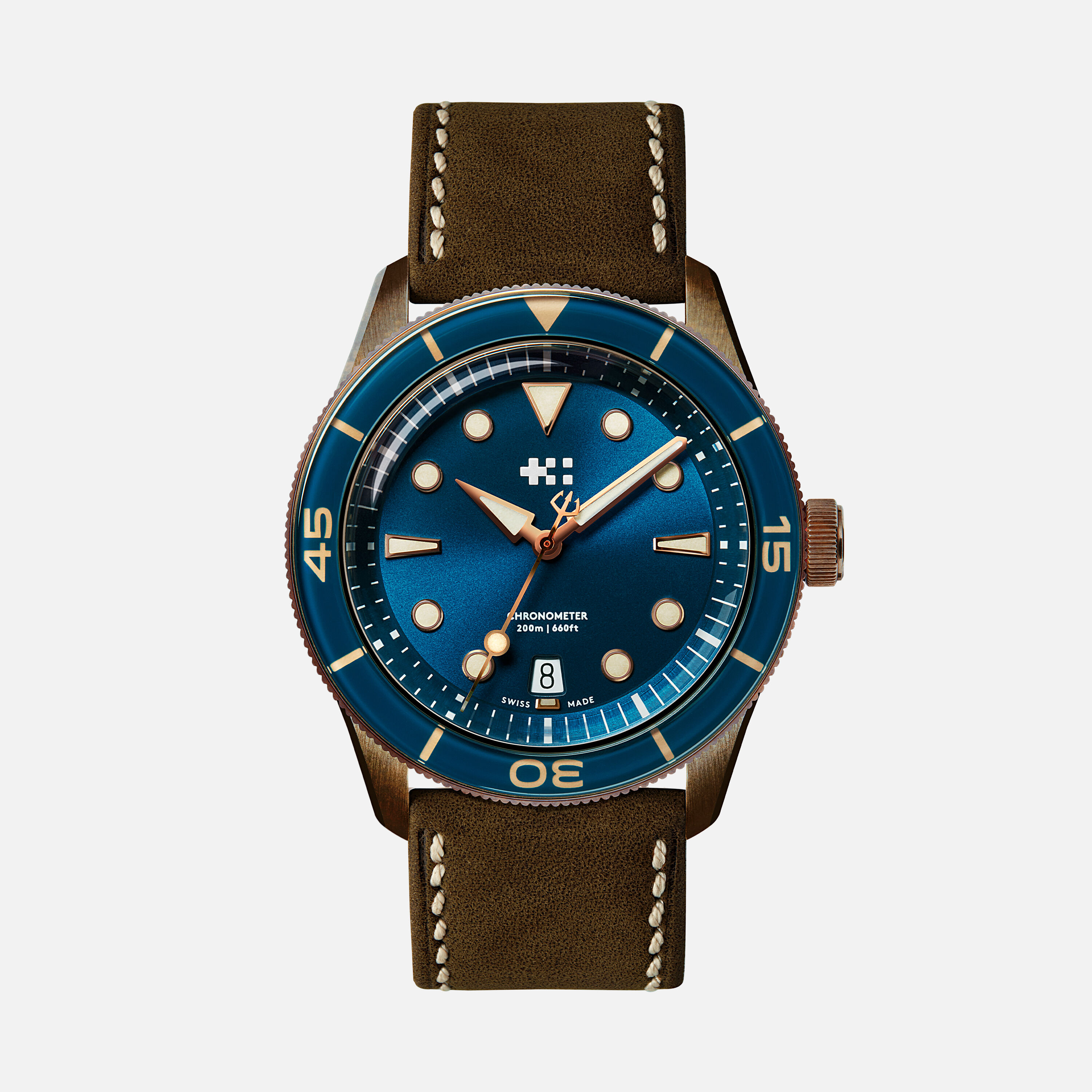 C65 Aquitaine Bronze COSC Patinated | Christopher Ward