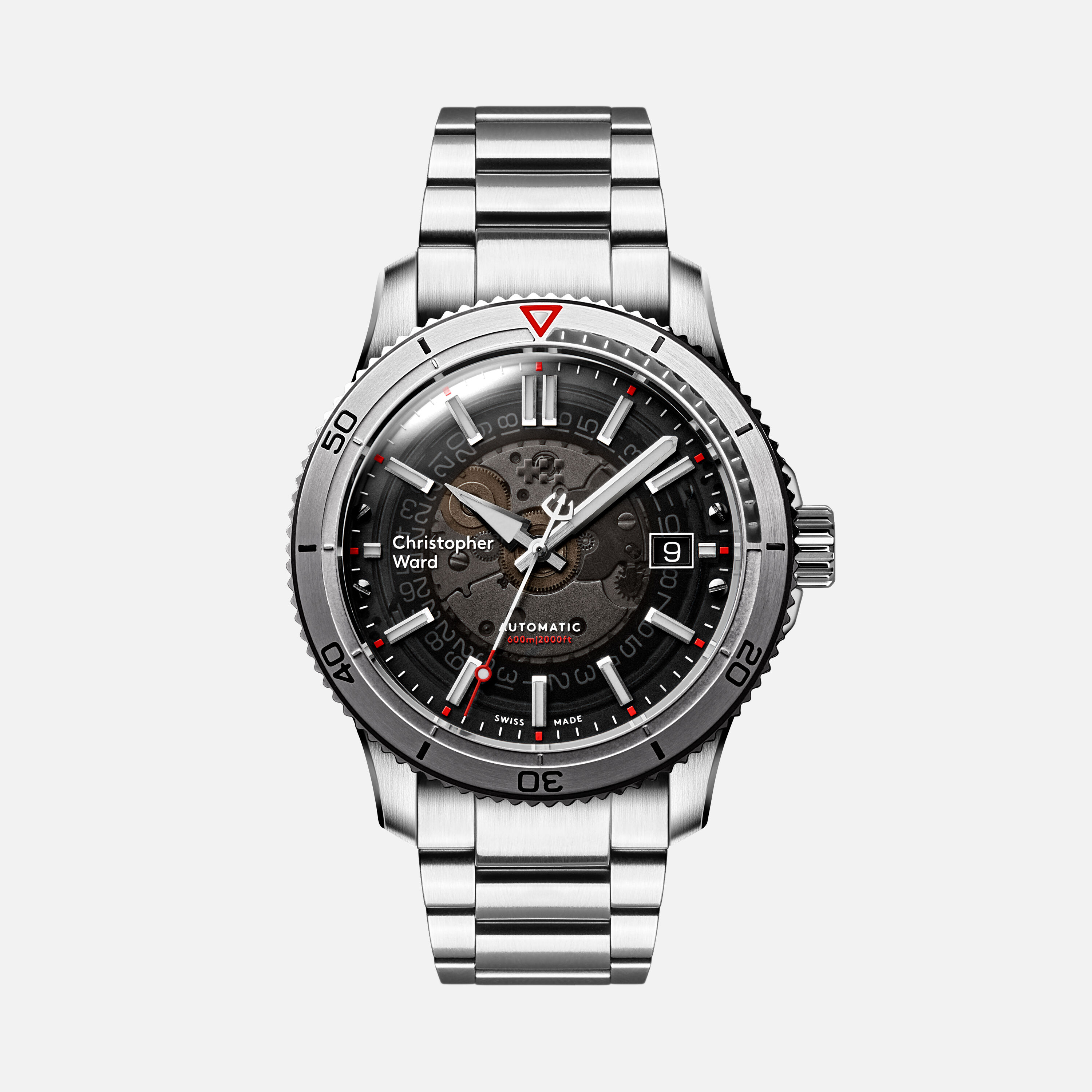 Christopher ward c60 sapphire black sales