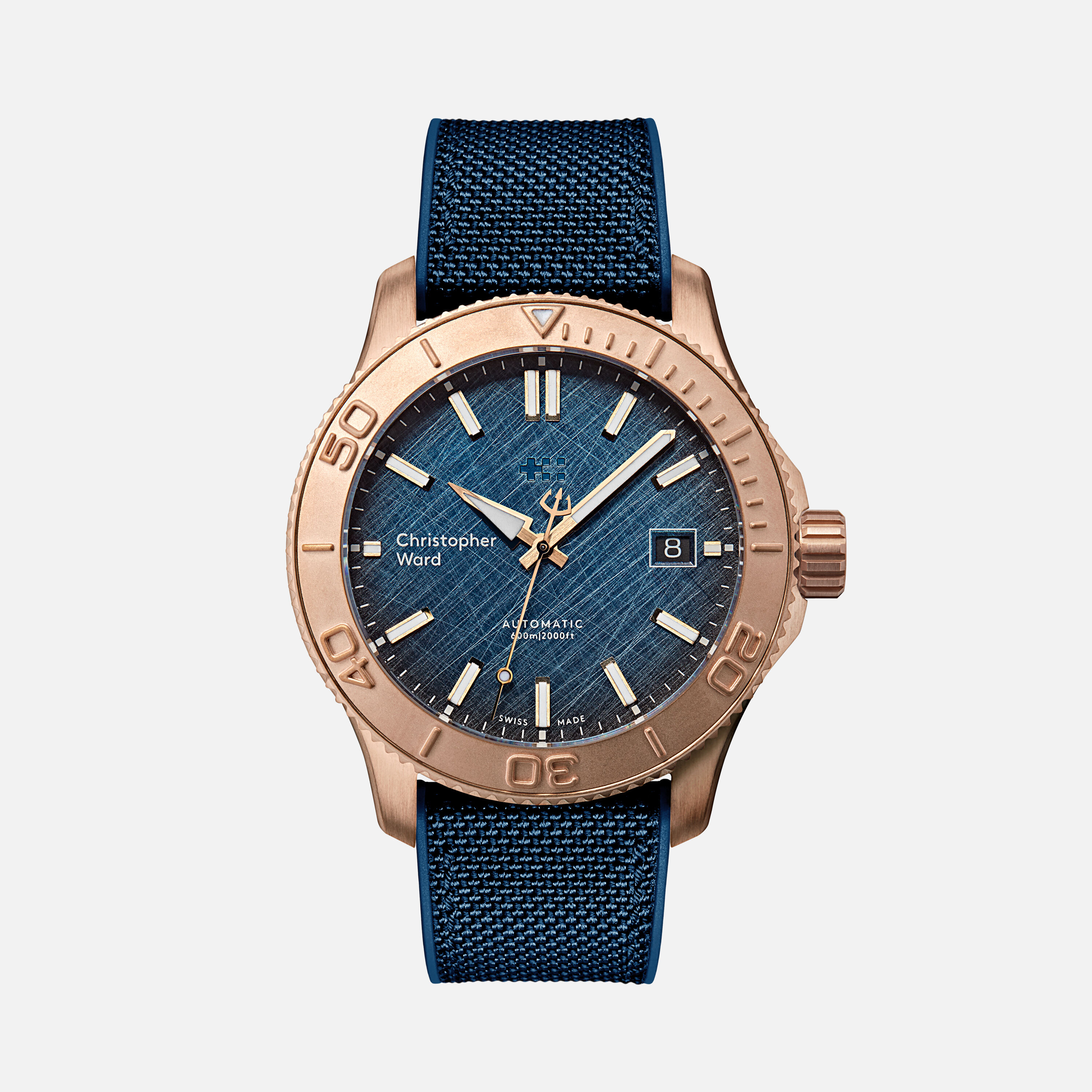 Christopher ward c60 trident bronze pro 600 38mm sales