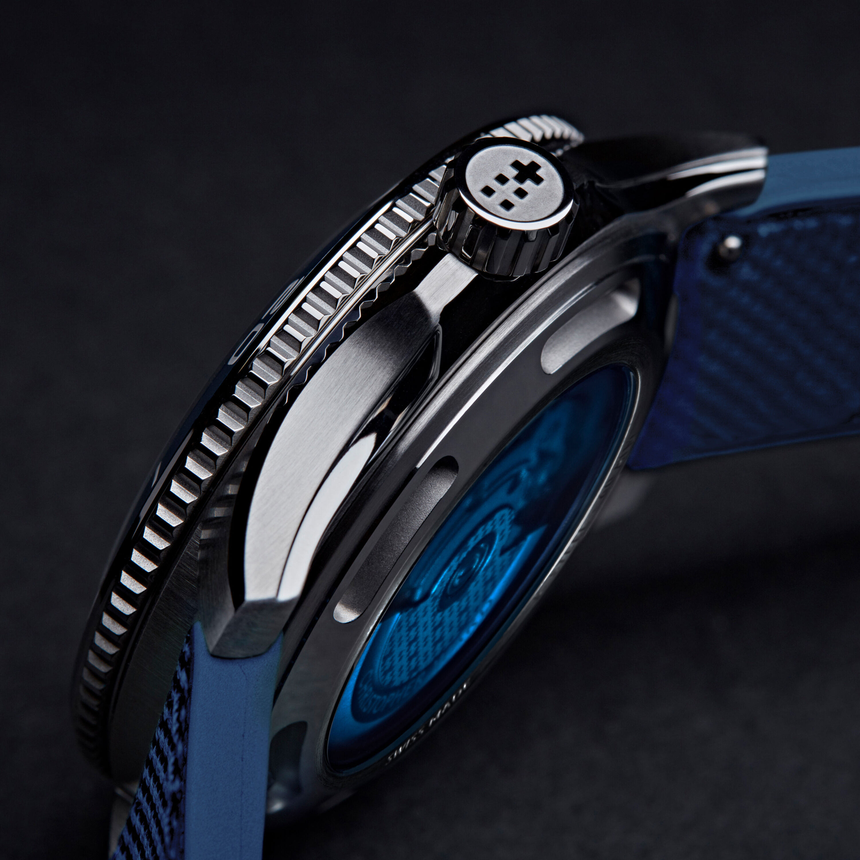 Steel hr 40mm sapphire signature black & slate grey deals
