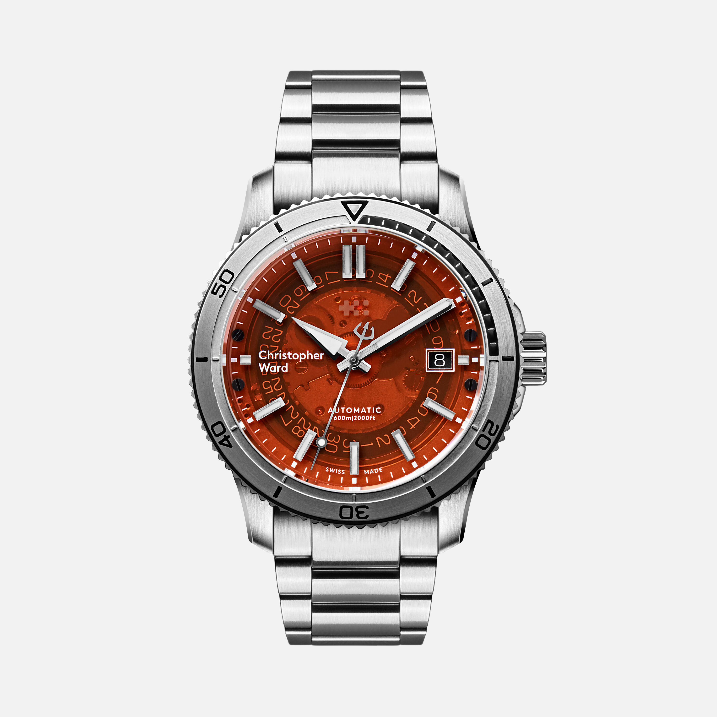 Hands On Review Christopher Ward C60 Orange Sapphire WatchinTyme