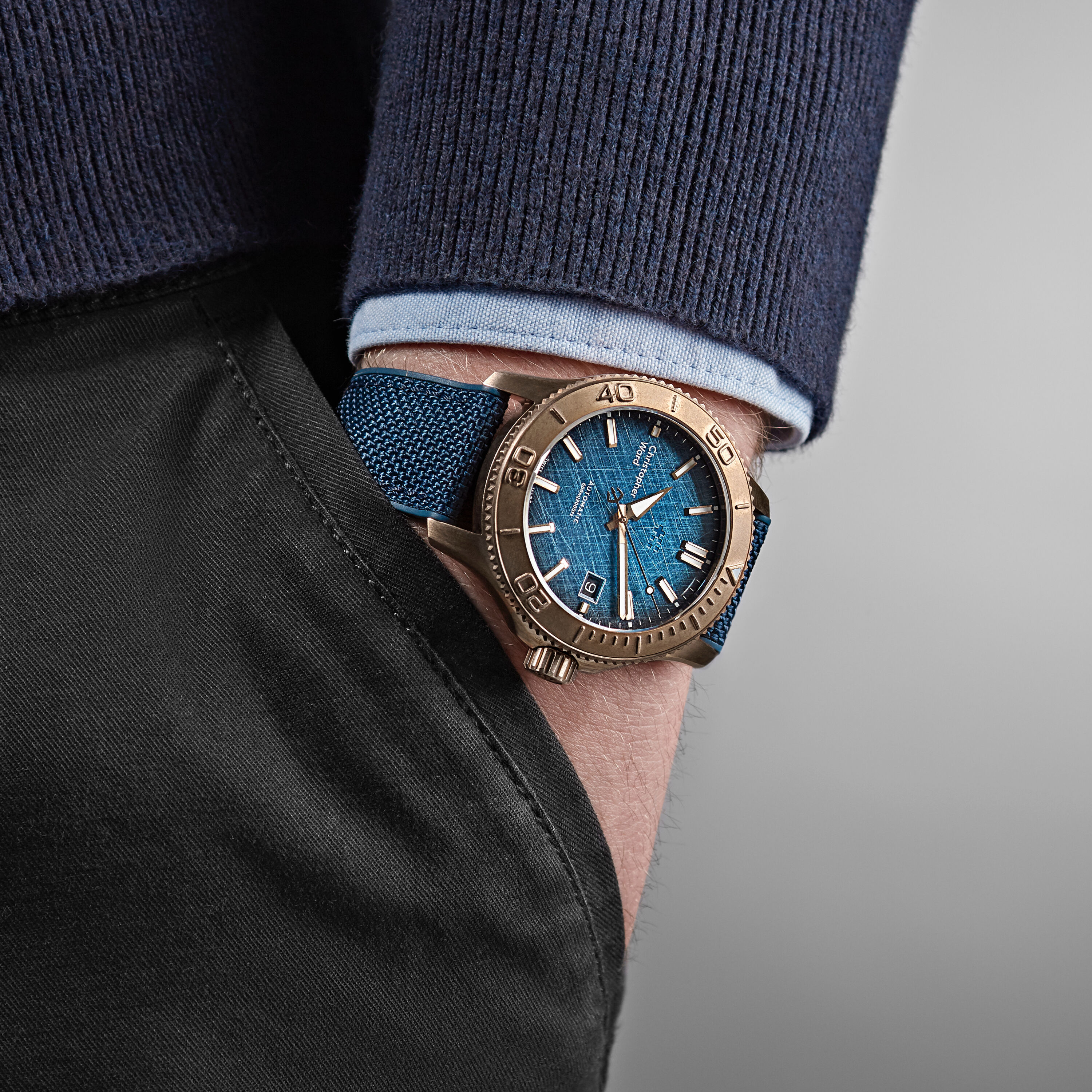 C60 Trident Bronze Christopher Ward WatchinTyme