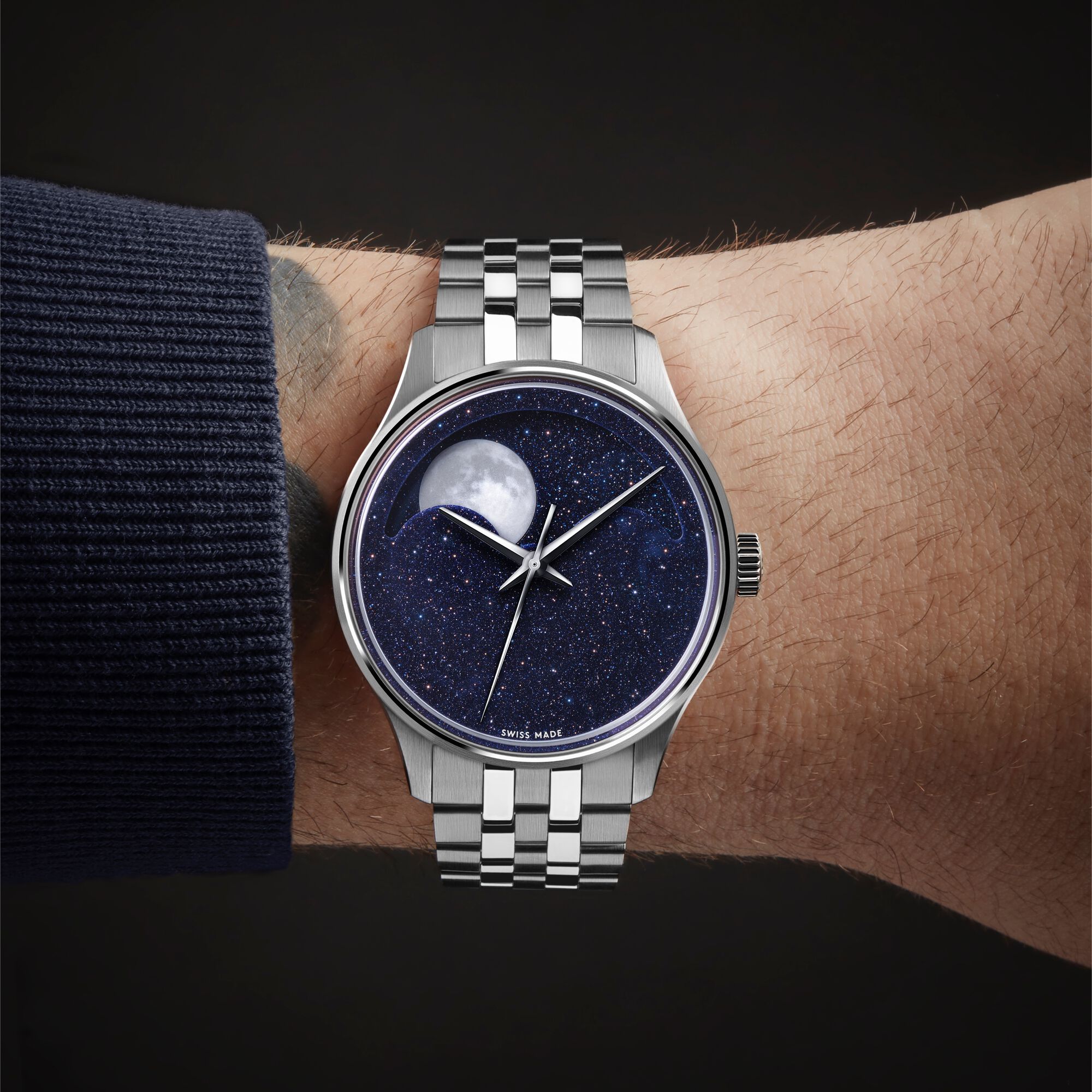 C1 Moonphase Consort Bracelet 40mm Christopher Ward
