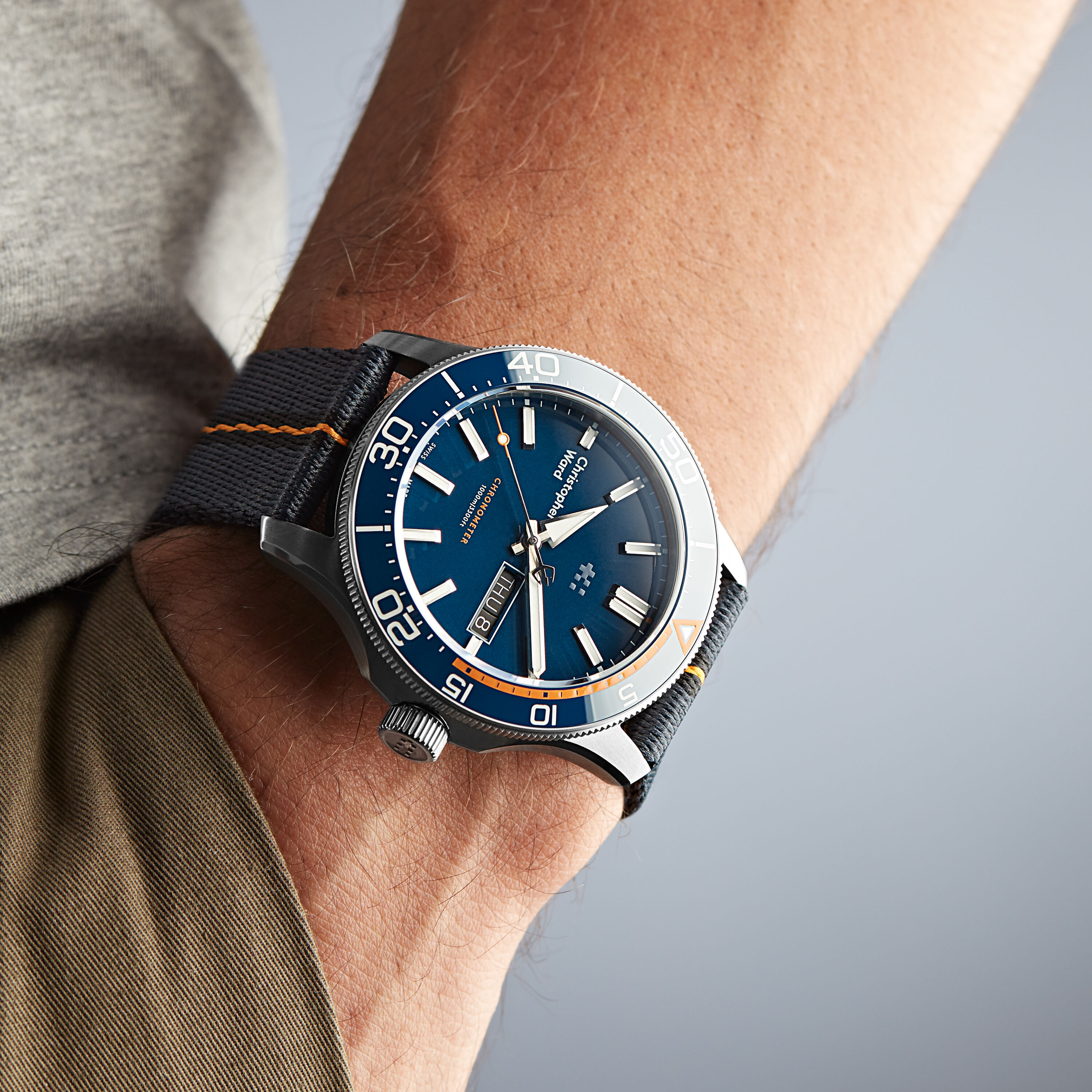 Christopher ward c60 elite gmt hot sale 1000