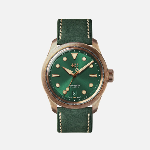 C65 Dune Bronze COSC Patinated