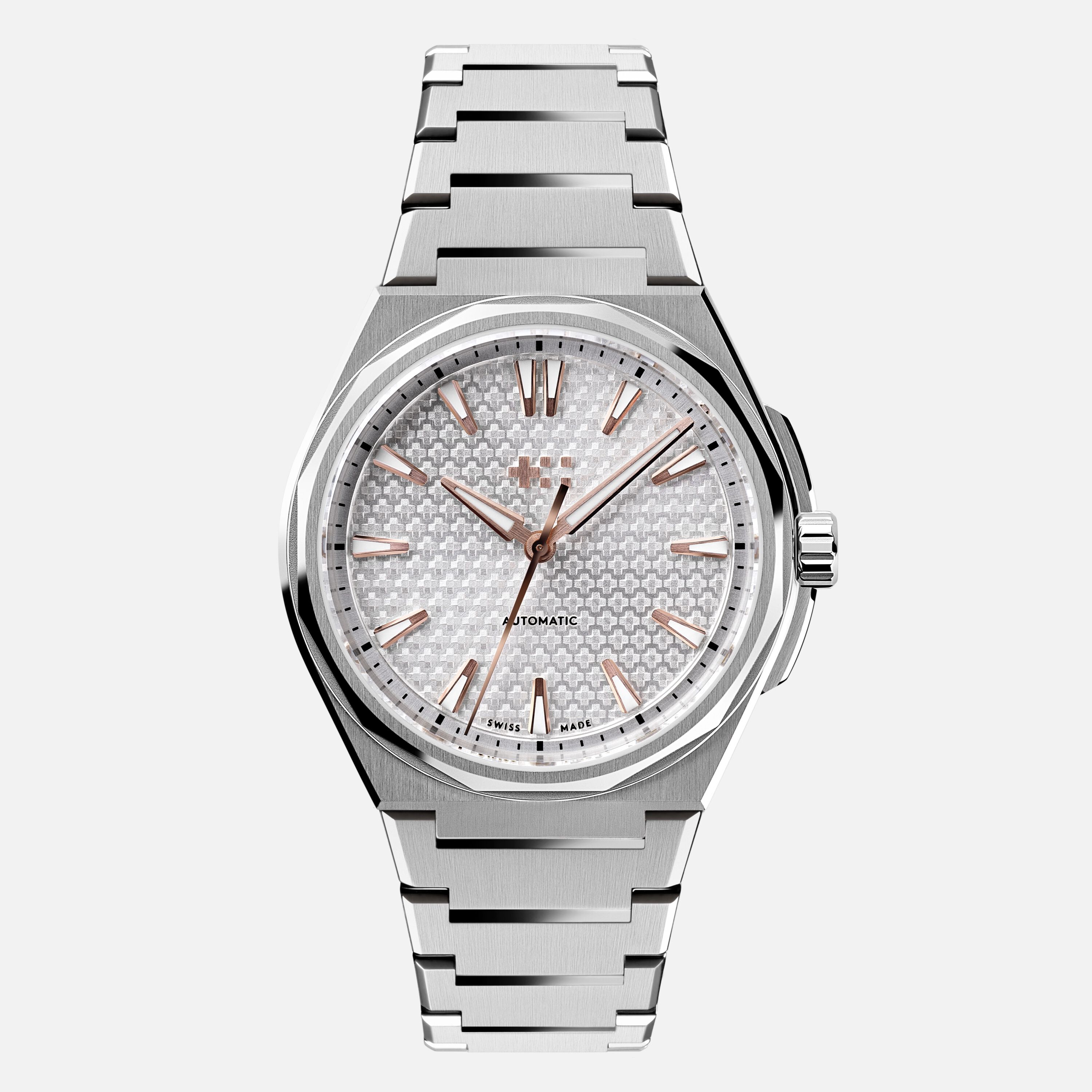 White cheap analog watch