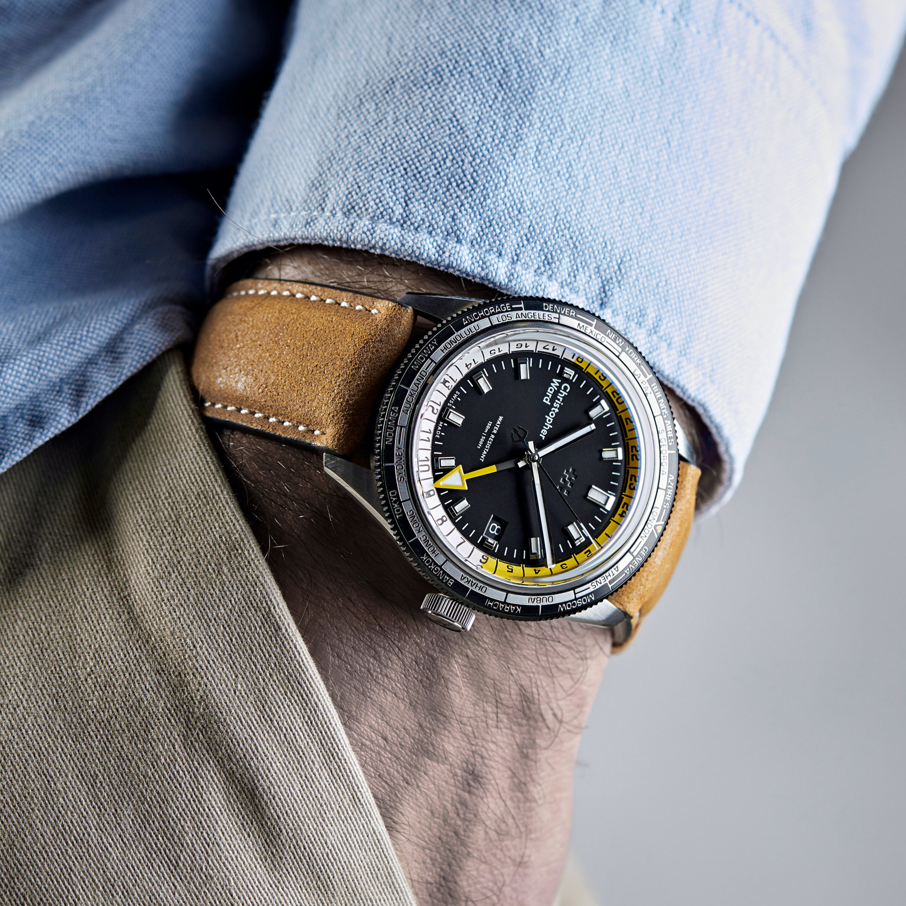 christopher ward world timer