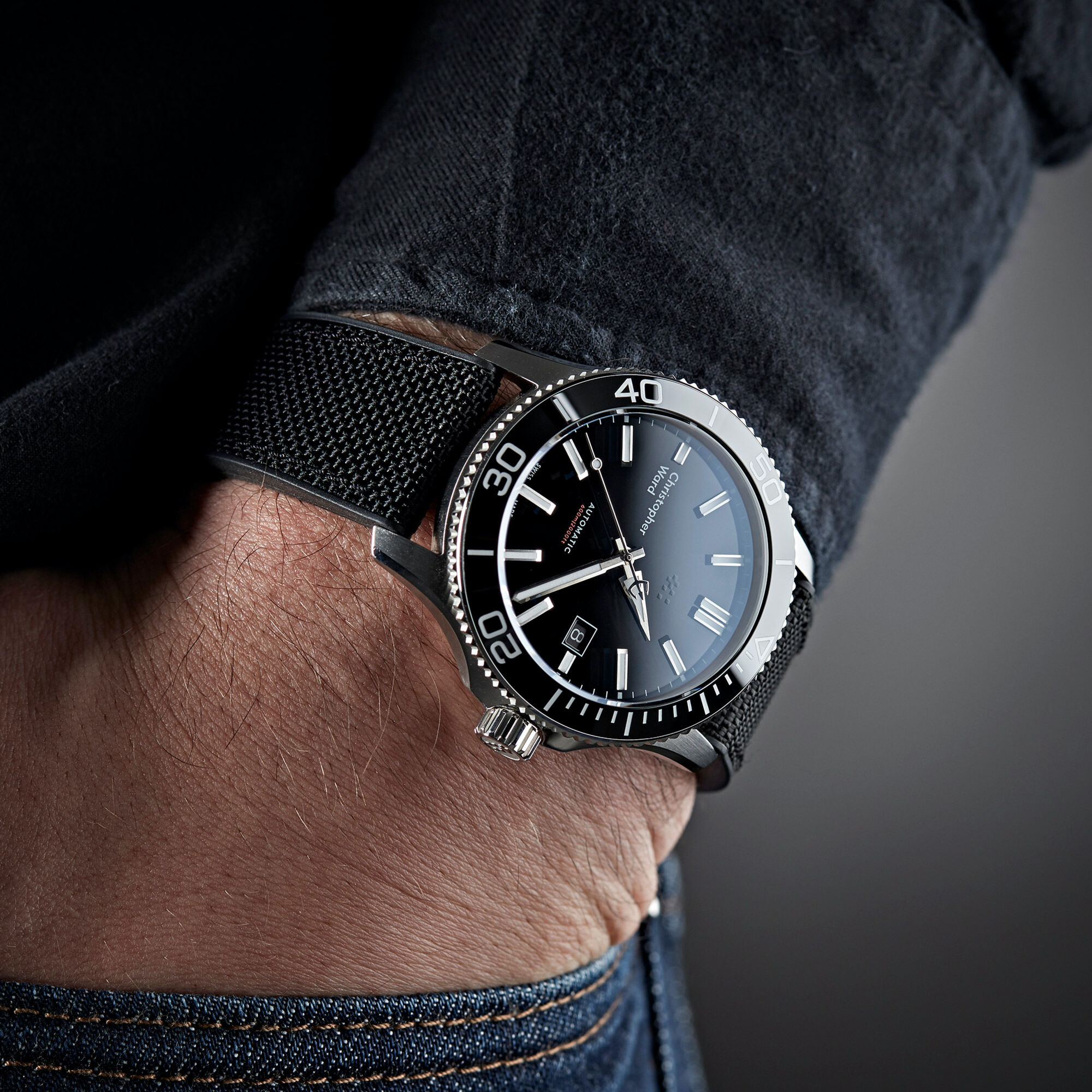 christopher ward hybrid strap