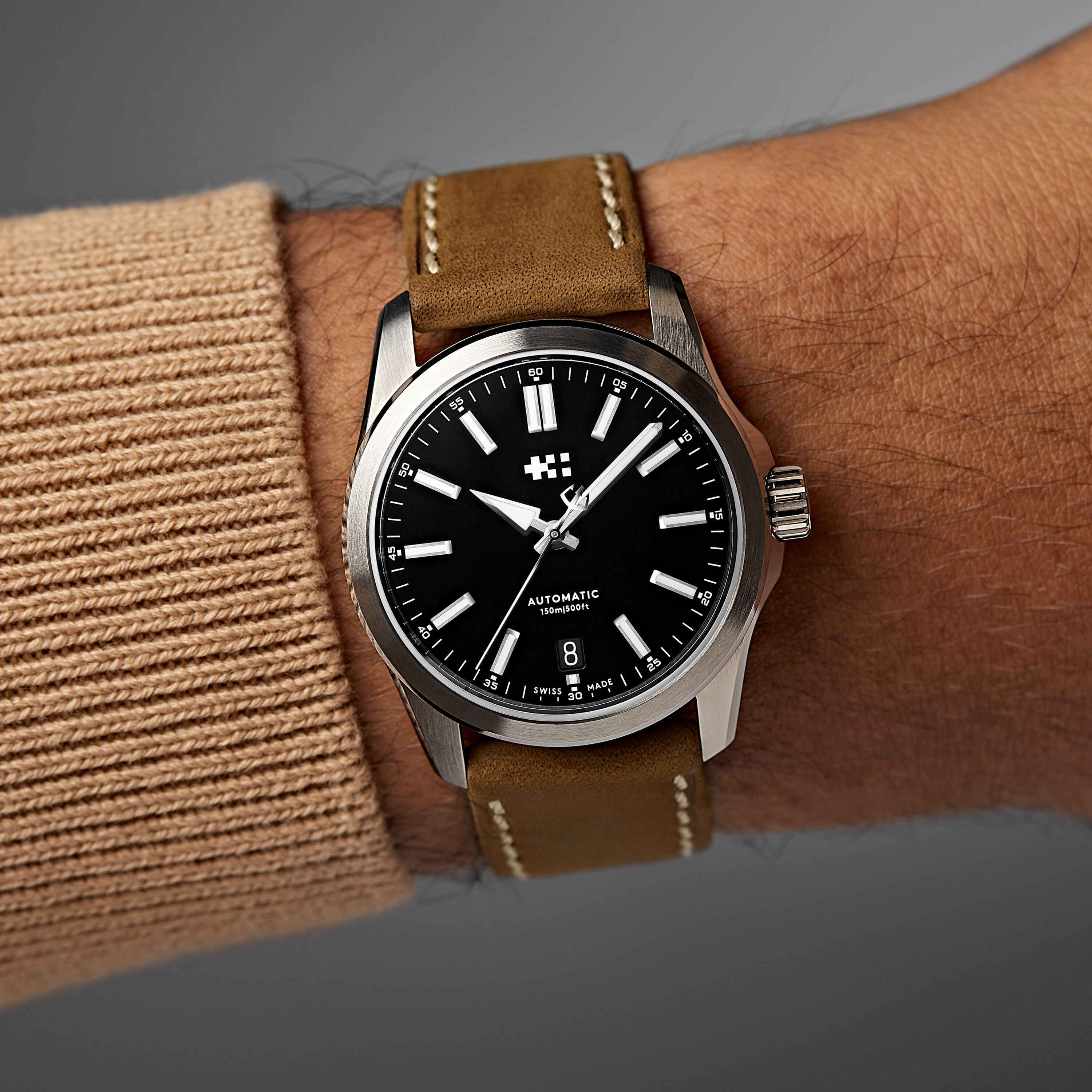 Vintage leather watch sales