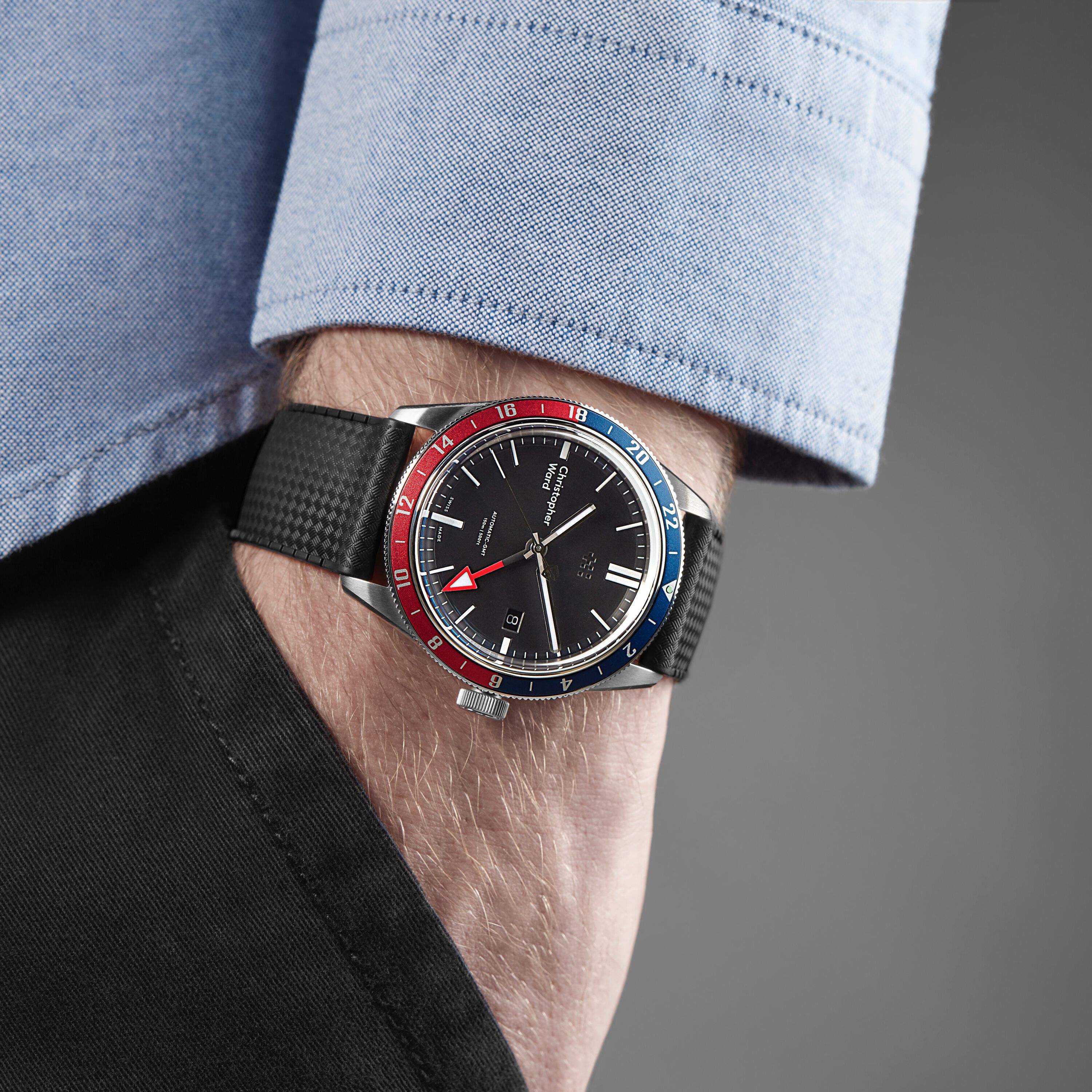 Christopher ward c65 deals gmt pepsi