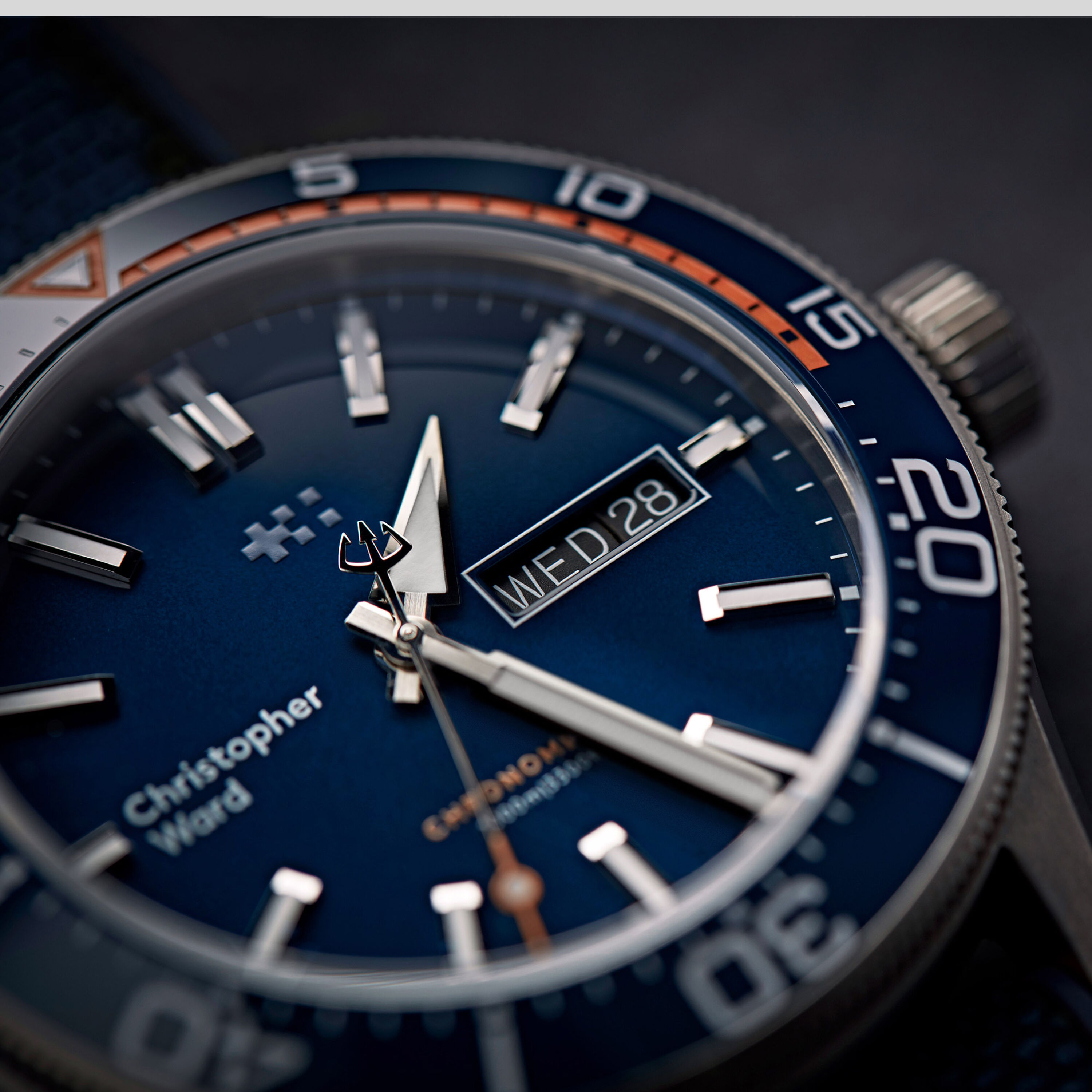 Christopher ward c60 sale trident pro 600 blue