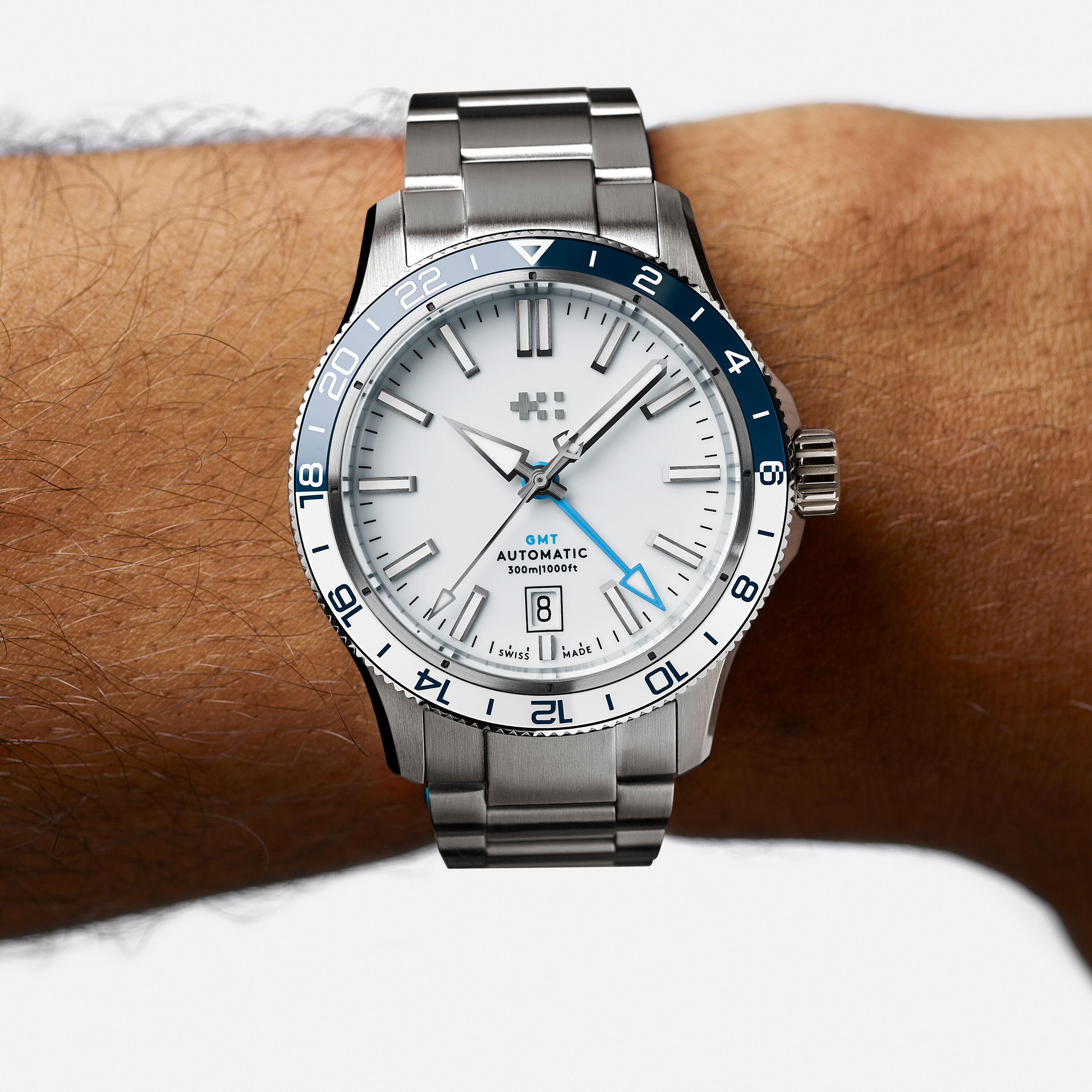 Christopher ward c60 gmt white sale