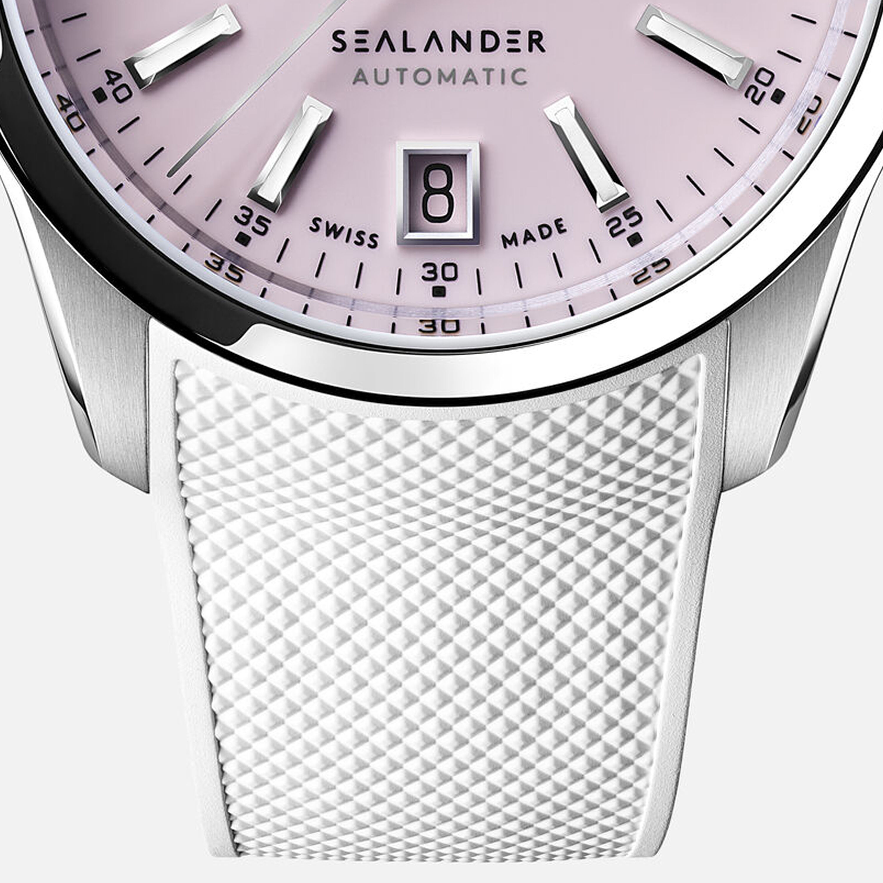 シロ C63 36mm Integrated Rubber | Christopher Ward