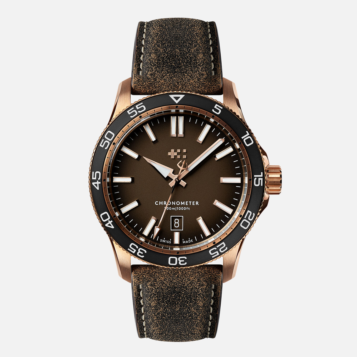 Distressed Brown Vintage Oak Leather
