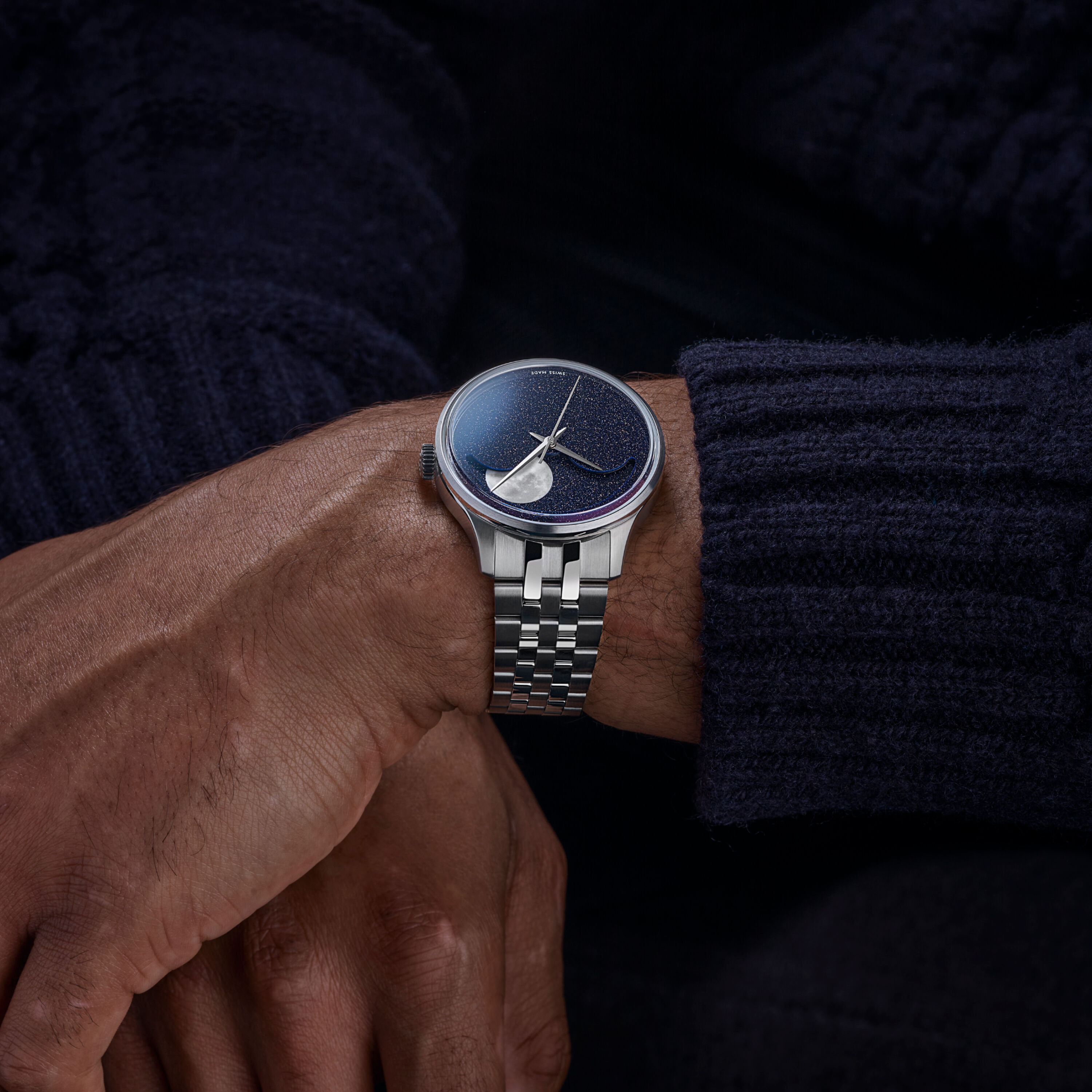 C1 Moonphase Consort Bracelet 37mm | Christopher Ward