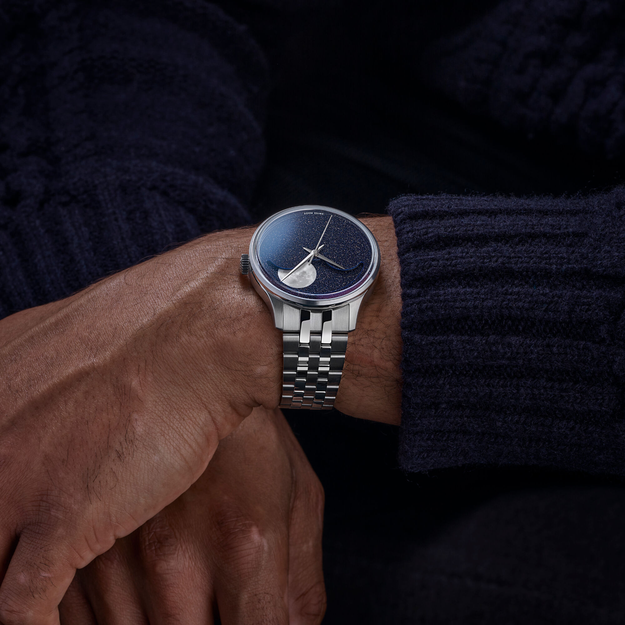 Christopher Ward C65 Sandstorm Blackout Handdn Handmade Classic