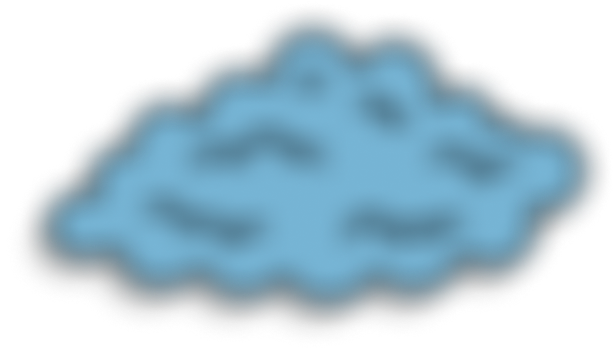 Cloud blured