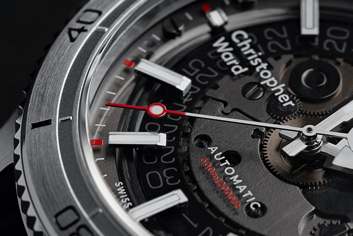 Christopher ward c60 top sapphire black